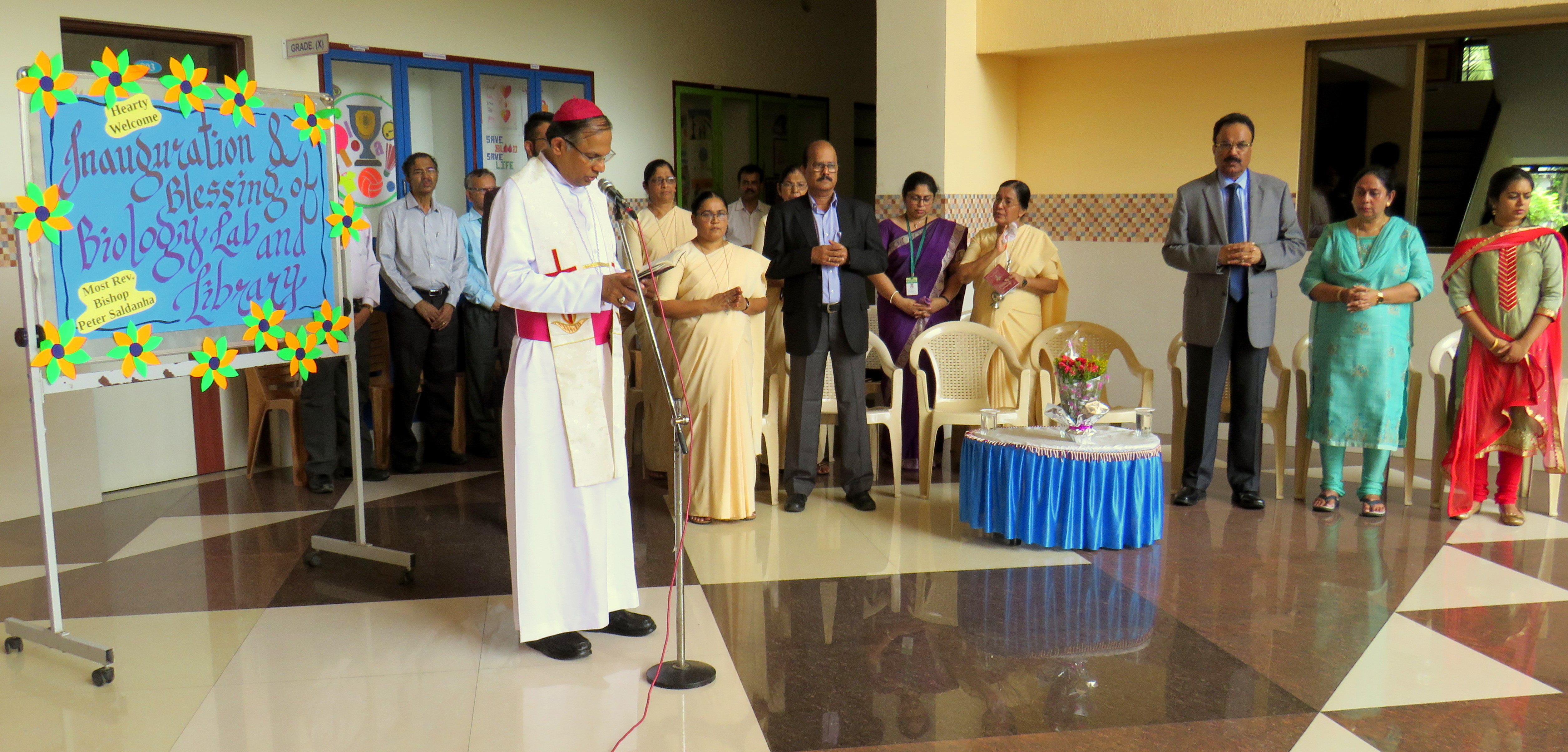 Inauguration and Blessing Ceremony of Biology Lab and Library