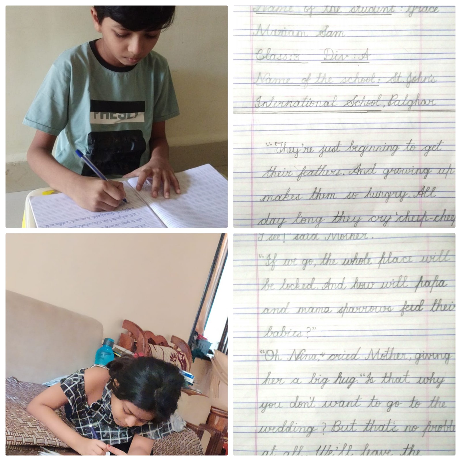 English Handwriting Competition (2021-2022)